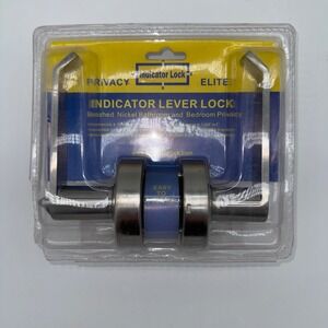 Commercial Grade Indicator Lock Elite Privacy Lever Lock Brushed Nickel Bathroom